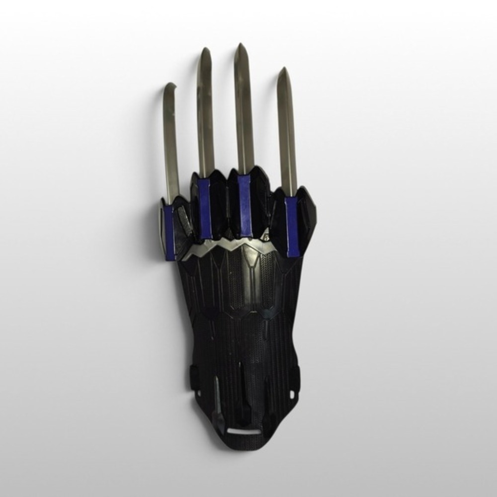 Marvel Black Panther Claw Gauntlet Kids OS Black Good Retractable Action Toy